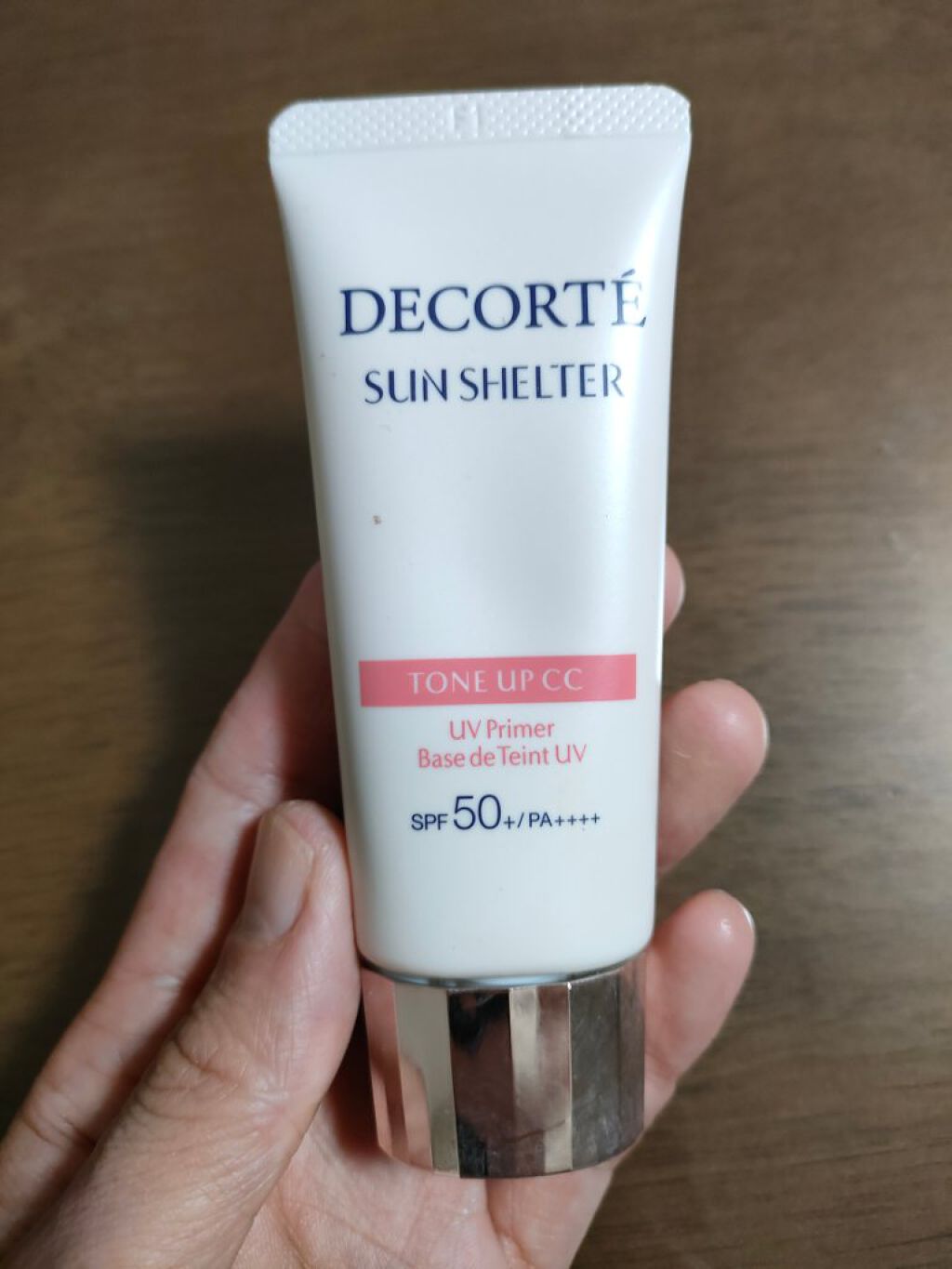 サンシェルター トーンアップCC/DECORTÉ/CCクリームを使ったクチコミ（1枚目）