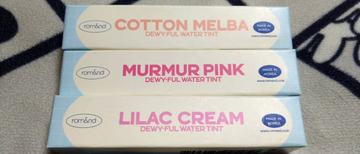 デュイフルウォーターティント<ミルクグロッサリー> 09 COTTON MELBA/rom&nd/リップティントを使ったクチコミ（2枚目）