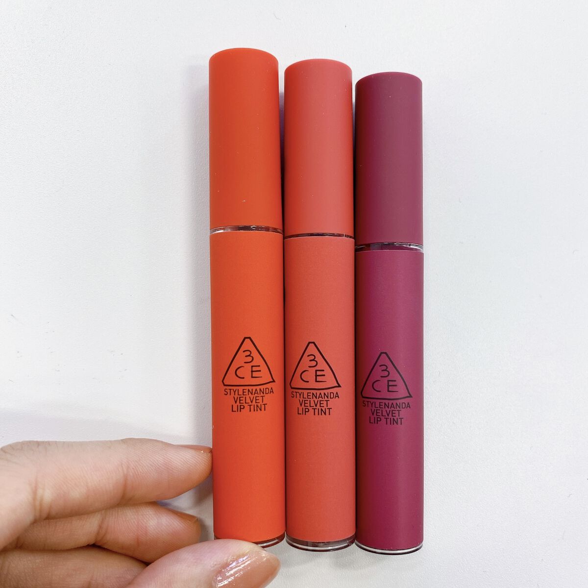 3CE ベルベット リップティント #CHILDLIKE/3CE/リップティントを使ったクチコミ（2枚目）