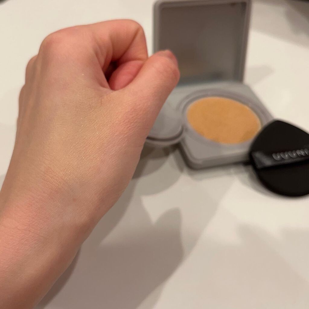 ブライトアップスキンファンデーション/UUUNI/クッションファンデーションを使ったクチコミ(1枚目)