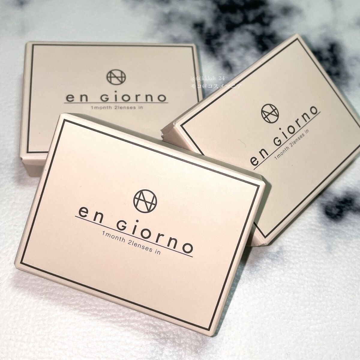 アンジョルノ/en Giorno/カラーコンタクトレンズを使ったクチコミ(2枚目)