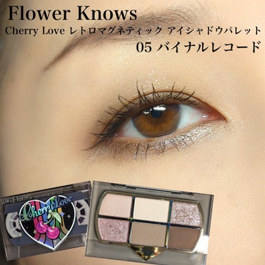  レトロマグネティック アイシャドウパレット 05 バイナルレコード(Vinyl Record)/FlowerKnows/アイシャドウパレットを使ったクチコミ（1枚目）