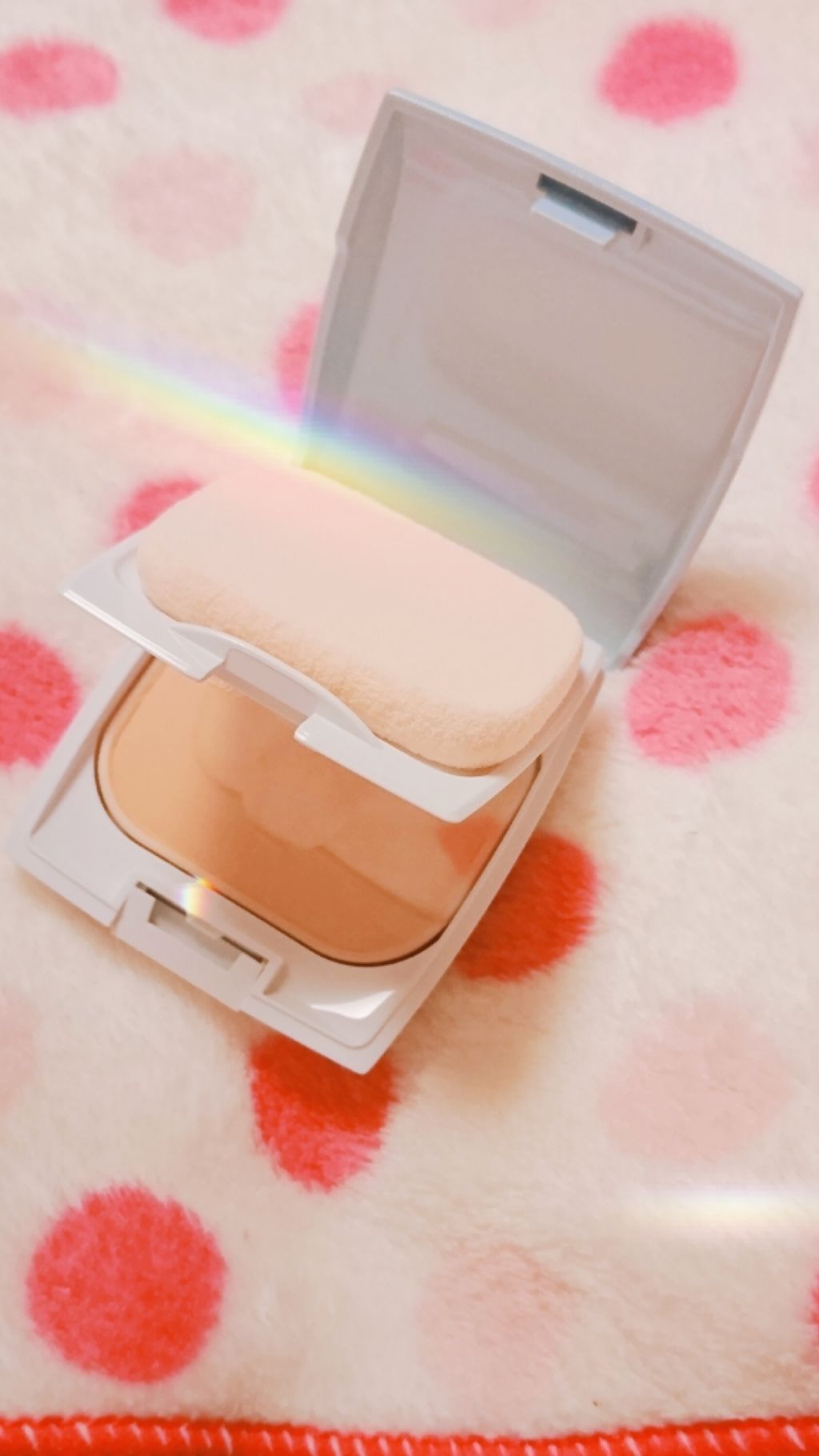 UV バイ ケーキ(スポンジ入り)/ちふれ/パウダーファンデーションを使ったクチコミ(2枚目)