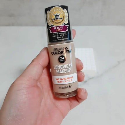 カラーステイ ロングウェア メイクアップ/REVLON/リキッドファンデーションを使ったクチコミ(2枚目)