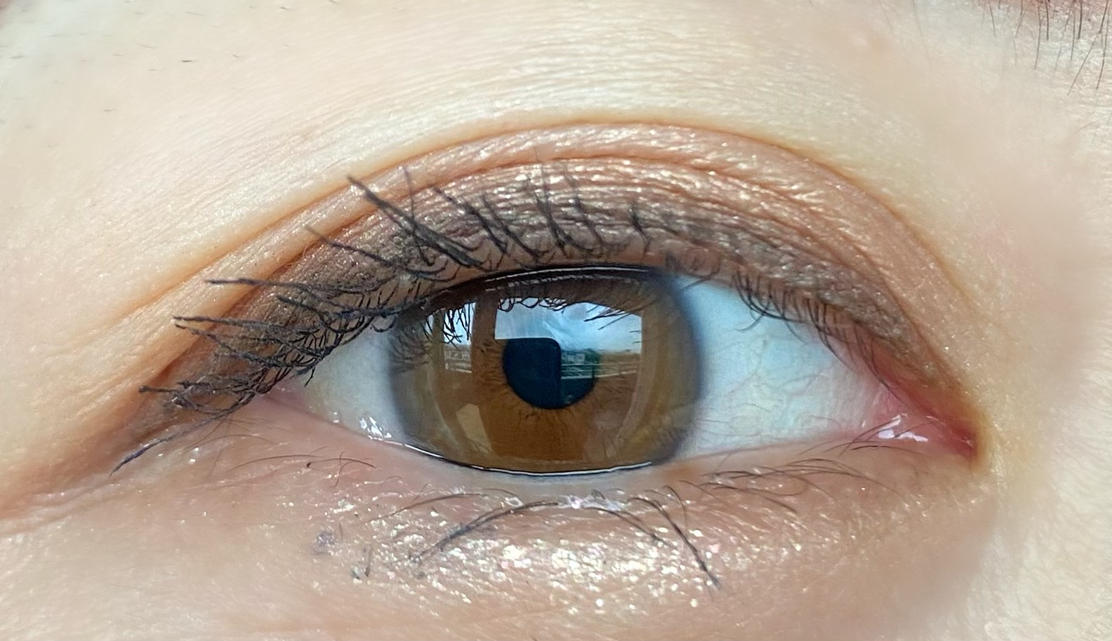 サテン クラッシュ No.4 エクストリーム コッパー/YVES SAINT LAURENT BEAUTE/単色アイシャドウを使ったクチコミ（2枚目）