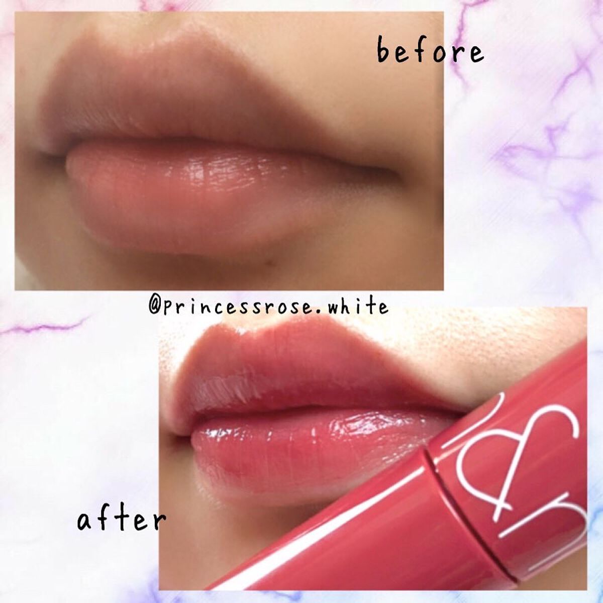 ジューシーラスティングティント/rom&nd/リップティントを使ったクチコミ(5枚目)