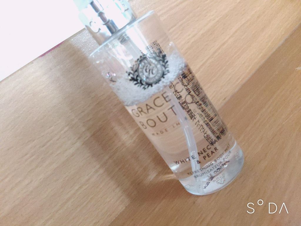 ボディミスト ホワイトネクタリン&ペア/グレースコール/香水(レディース)を使ったクチコミ(1枚目)