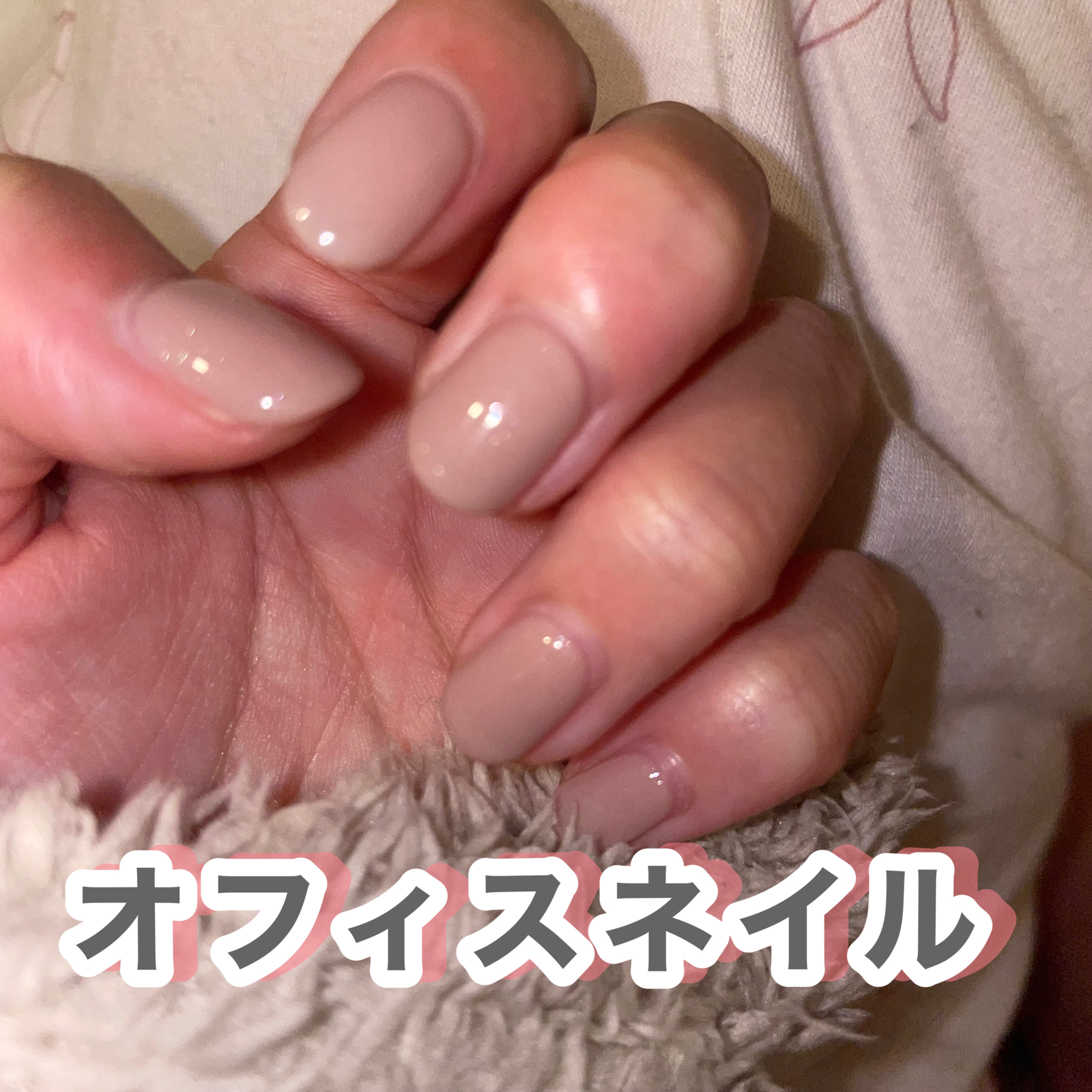 #オフィスネイルのネイルデザイン