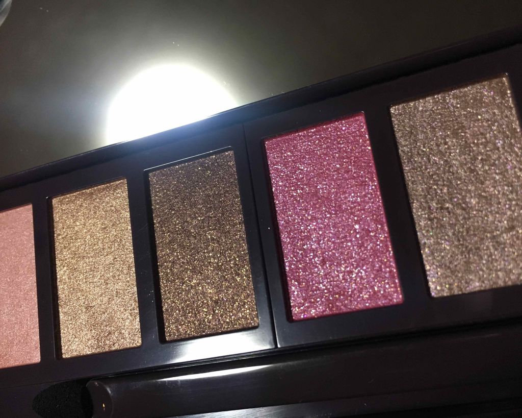 グラマラスリッチ アイパレット (クリスマスコフレ 2018)/Visée/メイクアップキットを使ったクチコミ（3枚目）