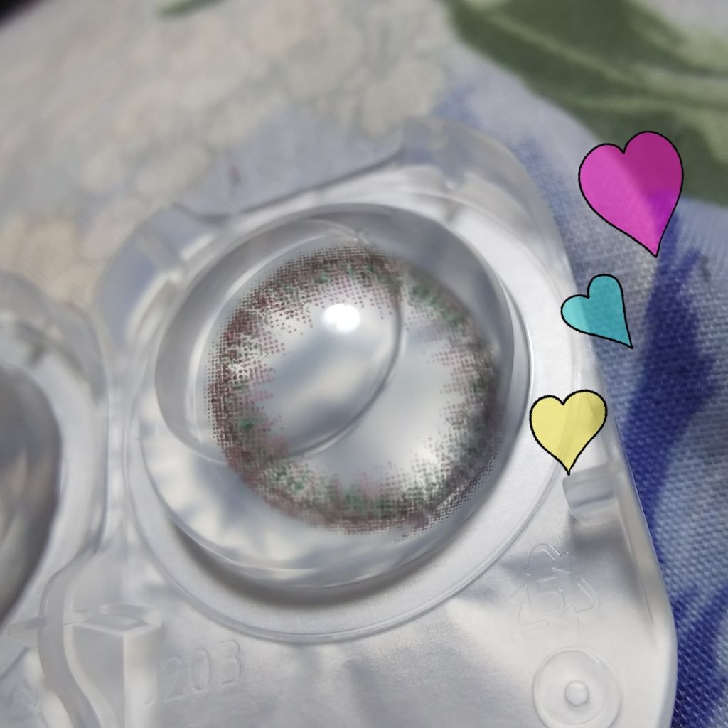 LA FILLE (ラ・フィーユ)/LA FILLE/カラーコンタクトレンズを使ったクチコミ(2枚目)