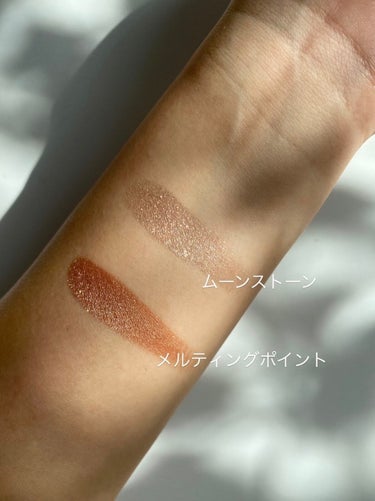 リュクスアイシャドウリッチメタル 02 メルティングポイント/BOBBI BROWN/シングルアイシャドウを使ったクチコミ（2枚目）