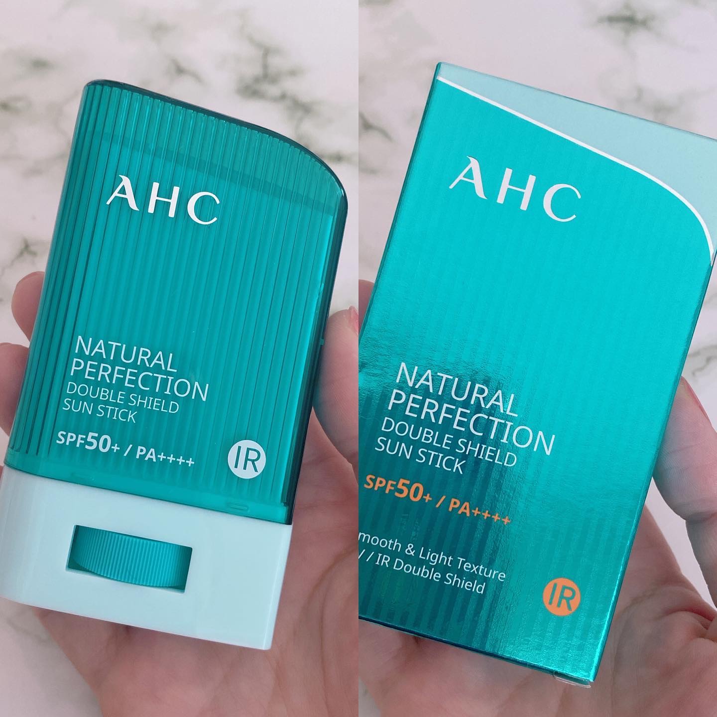 ナチュラル パーフェクション ダブル シールド サンスティック/AHC/日焼け止めスティックを使ったクチコミ（2枚目）