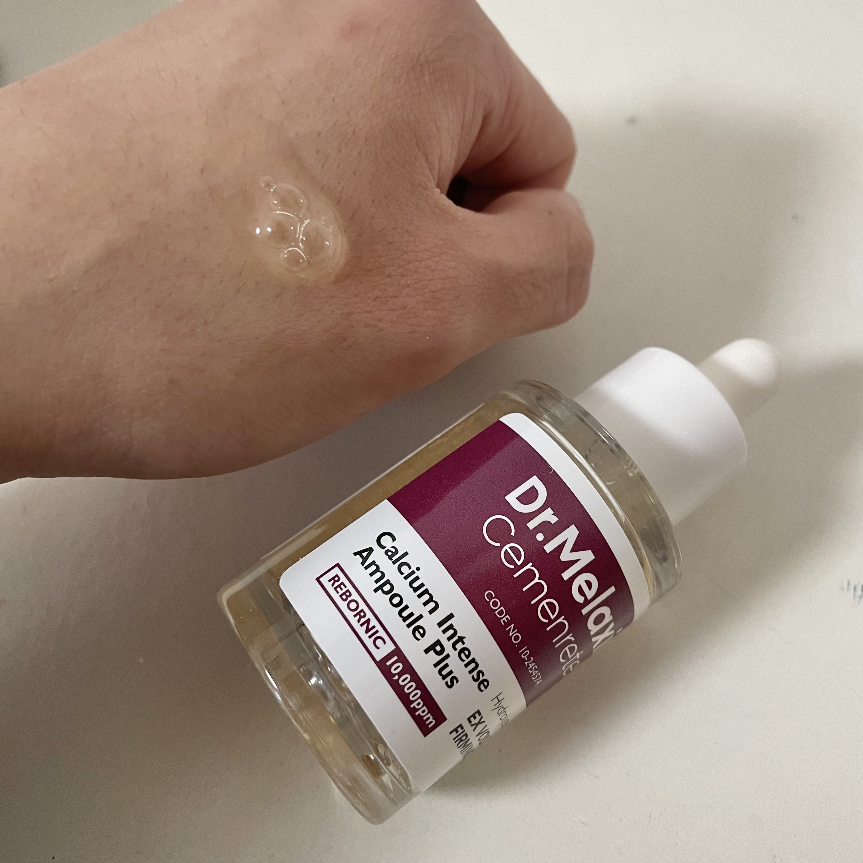 Cemenrete Calcium Intense Cream/Dr.Melaxin/フェイスクリームを使ったクチコミ（3枚目）