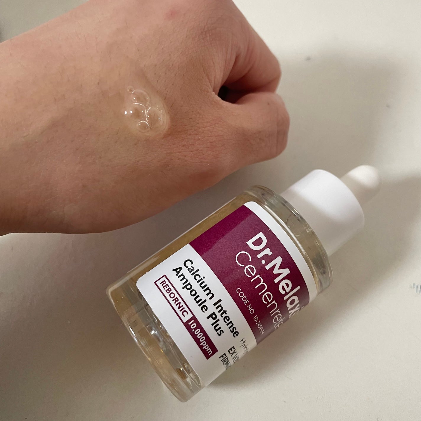 Cemenrete Calcium Intense Cream/Dr.Melaxin/フェイスクリームを使ったクチコミ(3枚目)