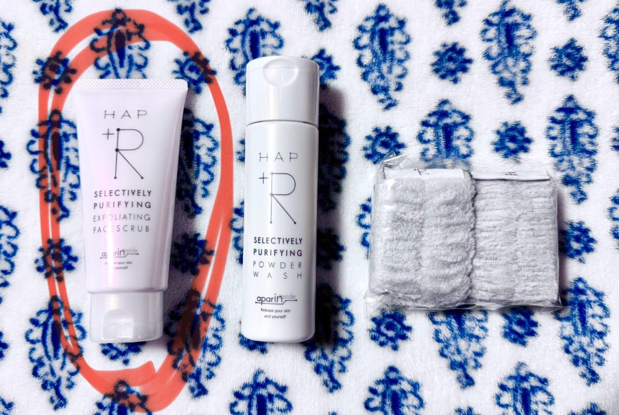 フェイススクラブ /HAP+R/スクラブ・ゴマージュを使ったクチコミ(1枚目)