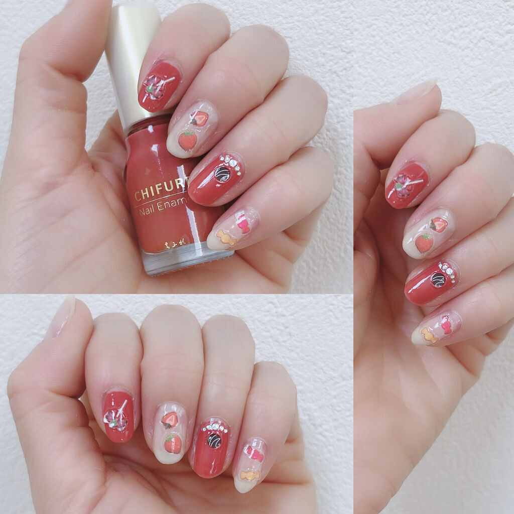 ネイルシール/セリア/ネイルシールを使ったクチコミ（3枚目）