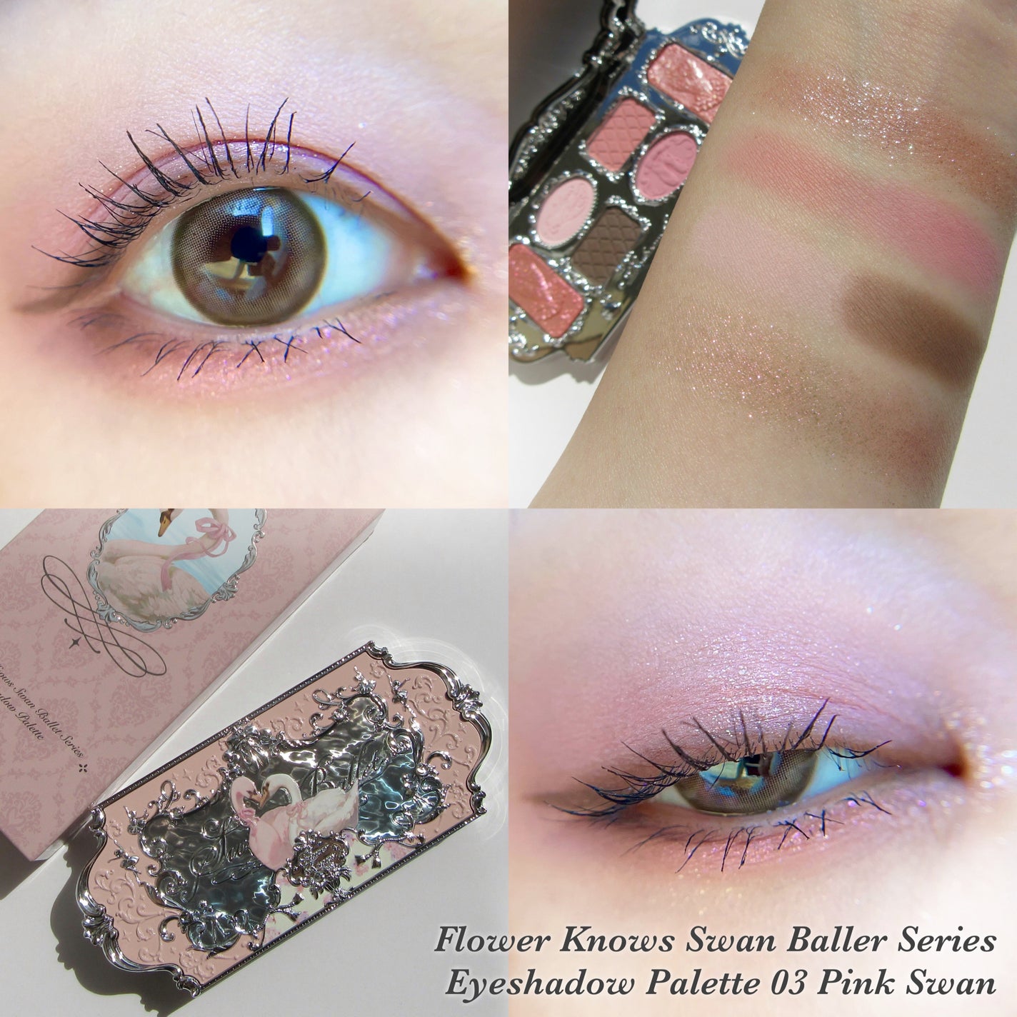 フラワーノーズスワンバレエシリーズ アイシャドウパレット/FlowerKnows/アイシャドウパレットを使ったクチコミ(1枚目)