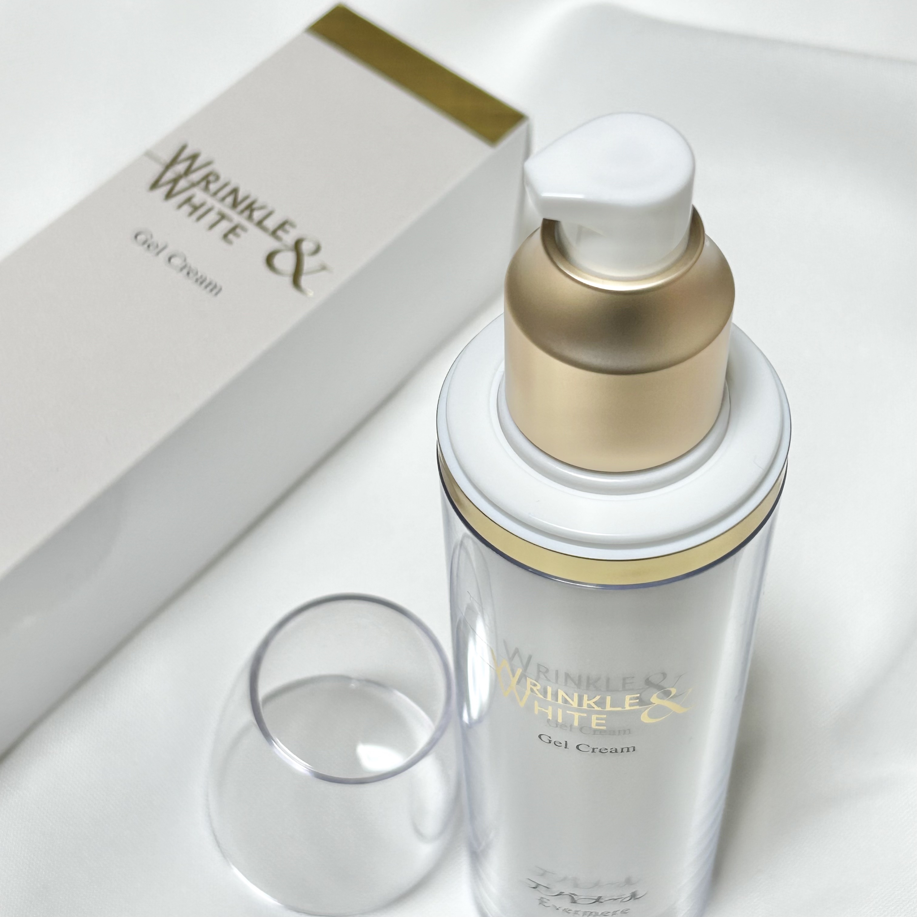 リンクル&ホワイト ゲルクリーム/エバメール/オールインワン化粧品を使ったクチコミ（3枚目）