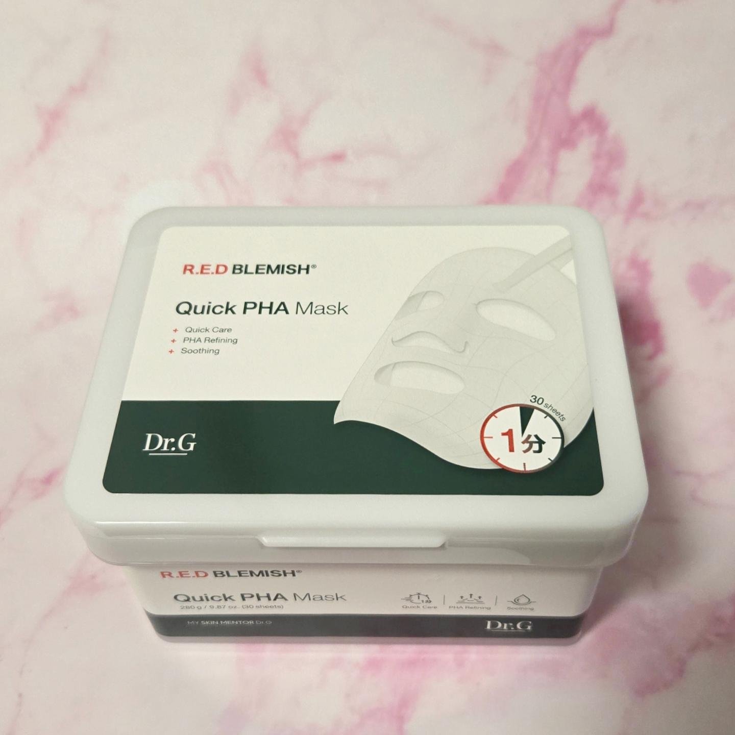 レッドブレミッシュクイックPHAシートマスク/Dr.G/シートマスク・パックを使ったクチコミ（2枚目）