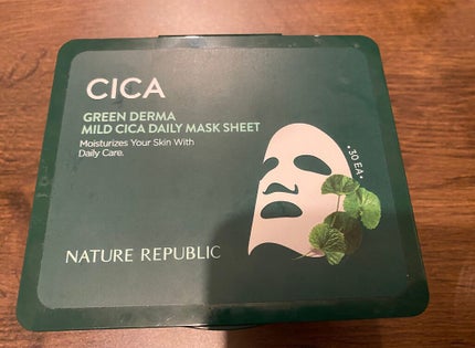 グリーンダーマCICA デイリーシートマスク/ネイチャーリパブリック/シートマスク・パックを使ったクチコミ(1枚目)
