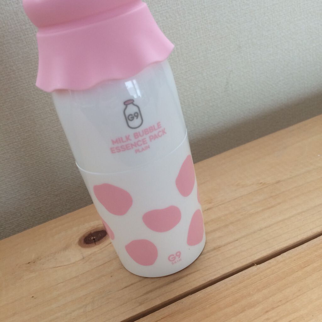 MILK BUBBLE ESSENCE PACK #PLAIN/G9SKIN/美容液を使ったクチコミ(1枚目)