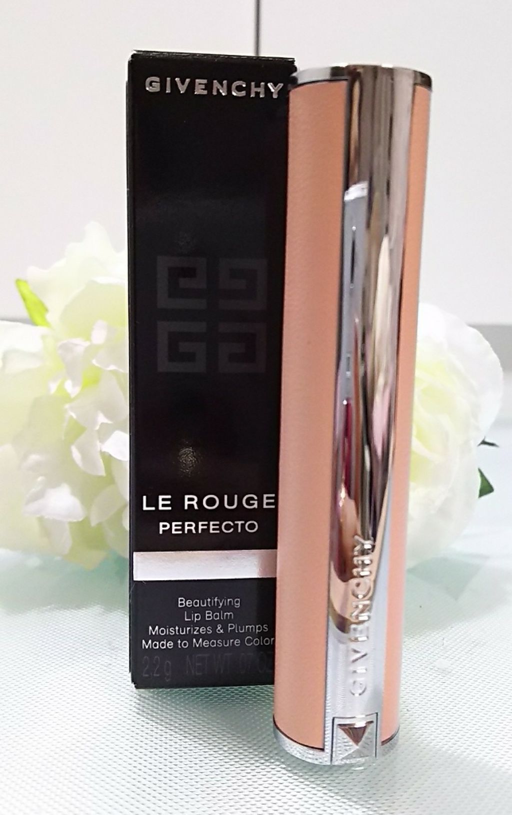 ルージュ・パーフェクト/GIVENCHY/リップケアを使ったクチコミ（2枚目）