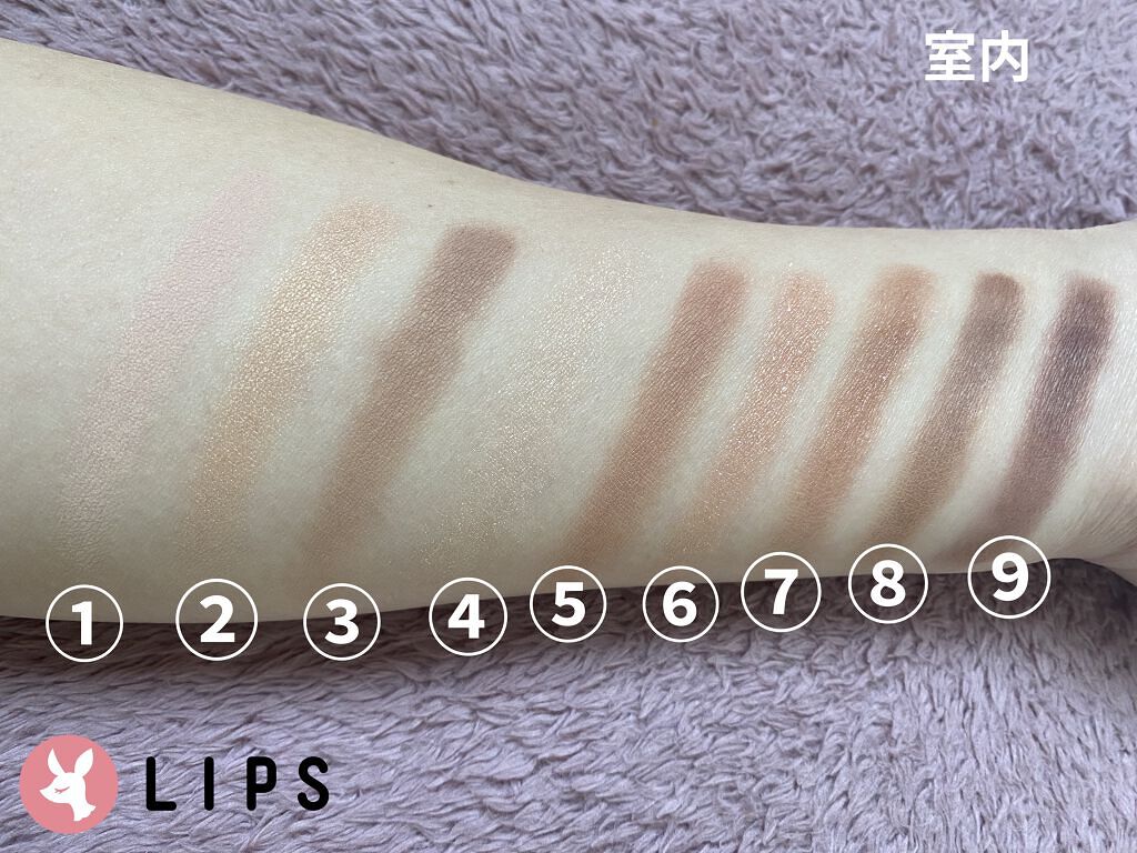 ソフト ムード アイシャドウ パレット  ＃ソフトブラウン/Peach C/アイシャドウパレットを使ったクチコミ（3枚目）