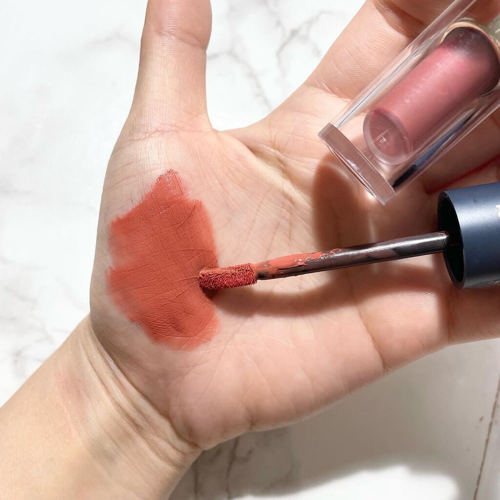 タトゥーベルベットティント #08 カステラ/フォレンコス/リップティントを使ったクチコミ（3枚目）