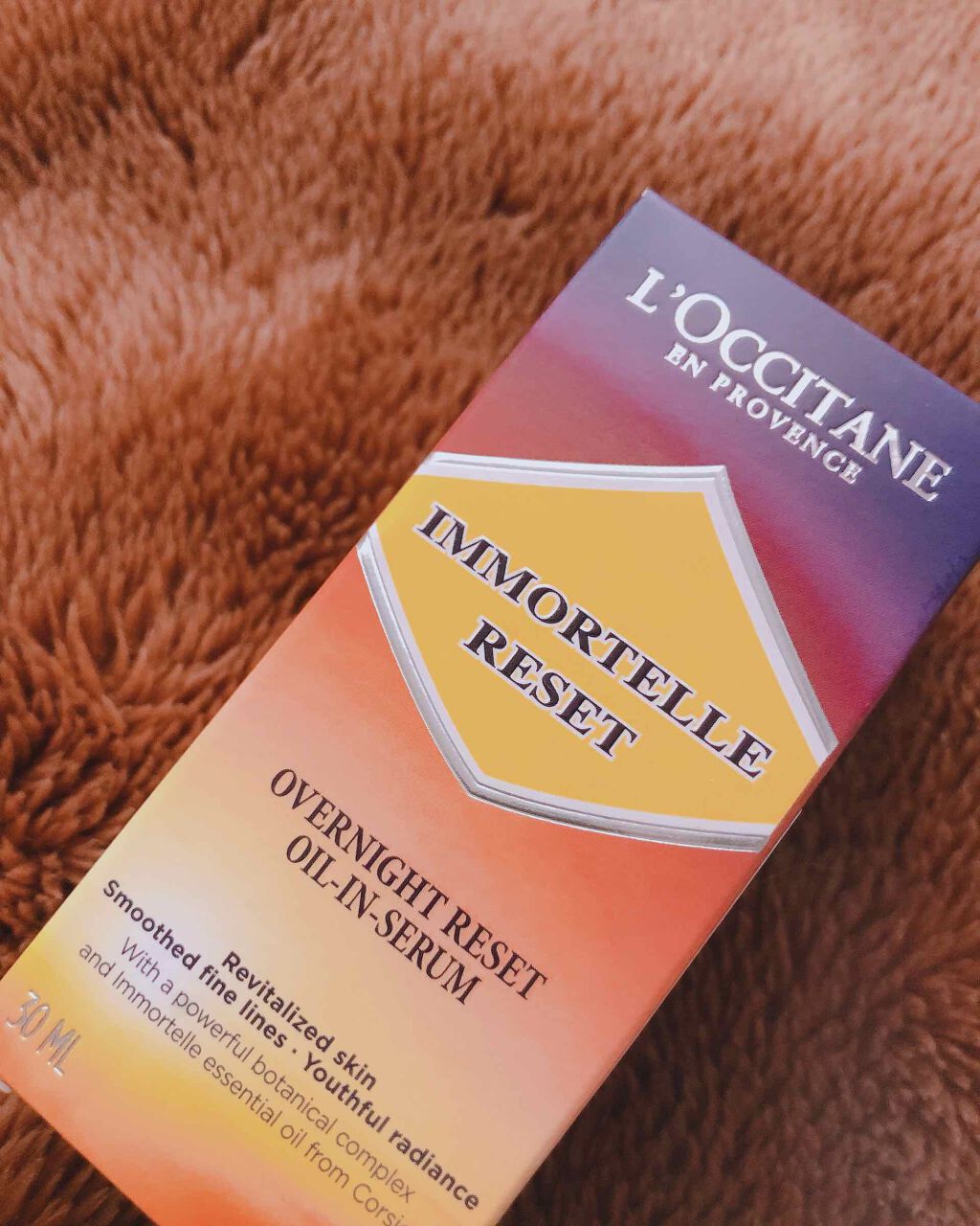 イモーテル オーバーナイトリセットセラム/L'OCCITANE/美容液を使ったクチコミ(2枚目)