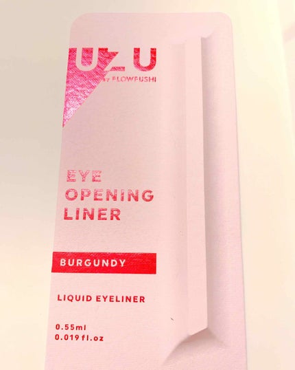 EYE OPENING LINER/UZU BY FLOWFUSHI/リキッドアイライナーを使ったクチコミ(1枚目)