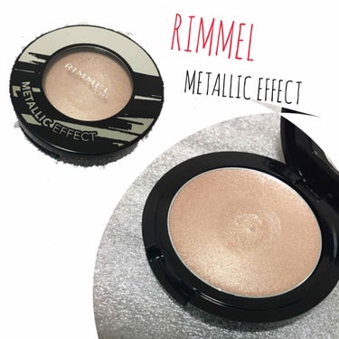 ☆RIMMEL☆
☆メタリック エフェクト☆

アイ、リップ、フェイスと色んな所で使えるとオススメらしく、購入したが
テクスチャーがクリーム状でベタベタ感があまり。。。
つや肌メイクとかで潤いが欲しい方