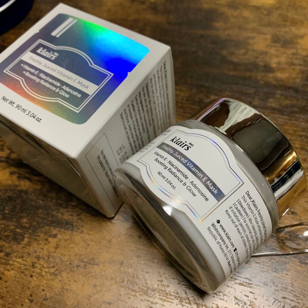 フレッシュリージュースドビタミンEマスク(90g)/Klairs/フェイスクリームを使ったクチコミ(1枚目)