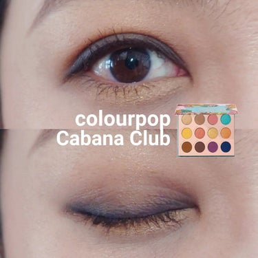  カバナクラブ/ColourPop/アイシャドウパレットを使ったクチコミ（1枚目）