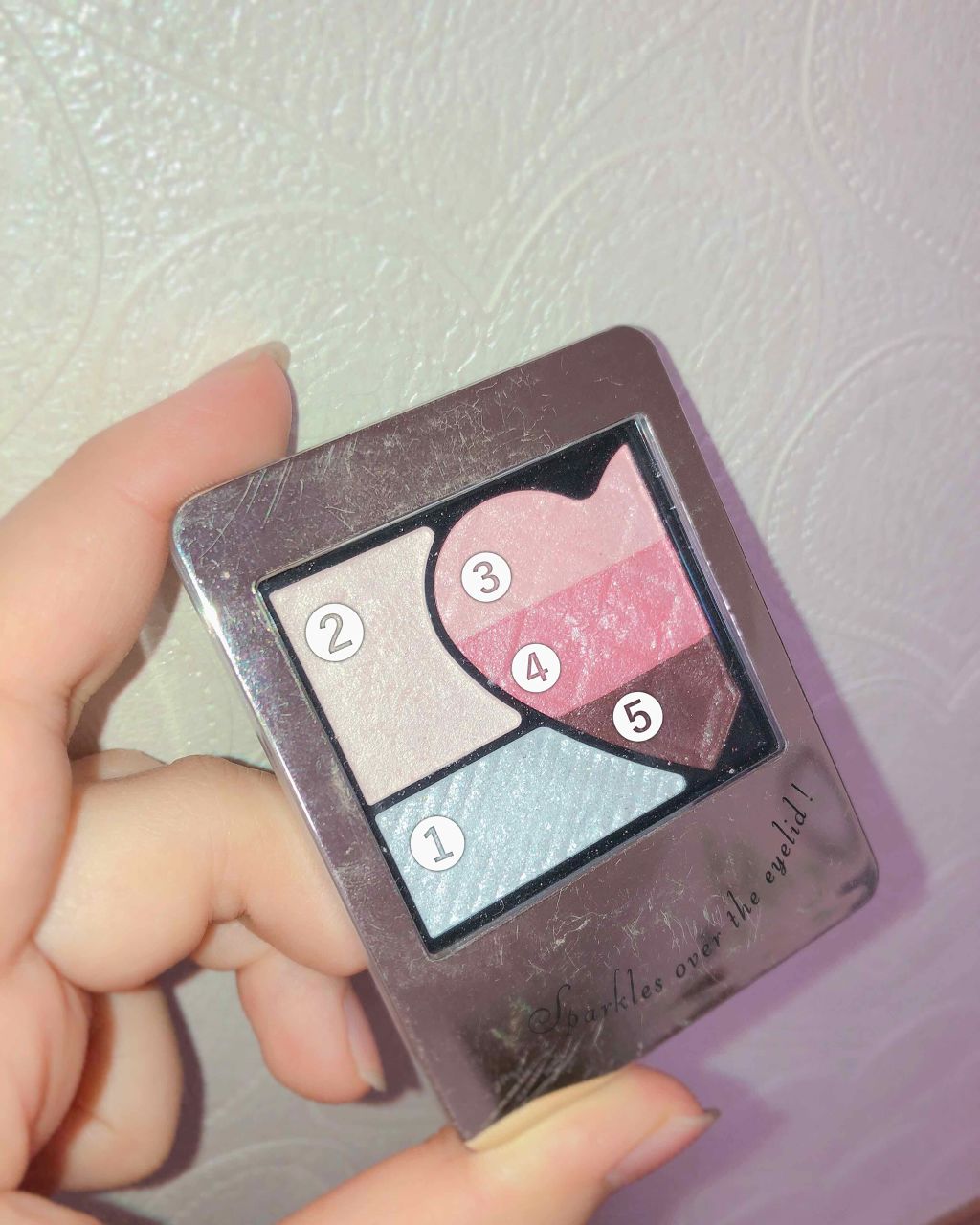 レインボーグラデアイズ/インテグレート/アイシャドウパレットを使ったクチコミ(1枚目)