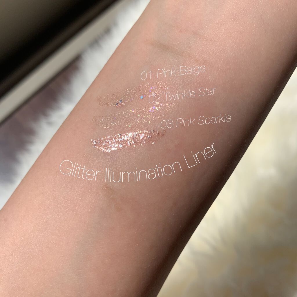 グリッターイルミネーションライナー/CipiCipi/リキッドアイライナーを使ったクチコミ（2枚目）