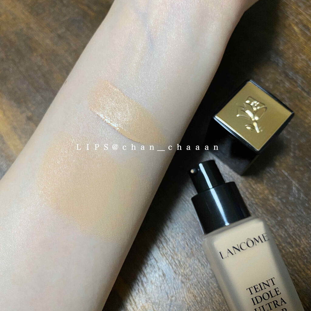 タンイドル ウルトラ ウェア リキッド/LANCOME/リキッドファンデーションを使ったクチコミ（2枚目）