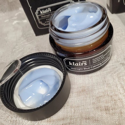 ミッドナイトブルーカーミングクリーム/Klairs/フェイスクリームを使ったクチコミ(3枚目)