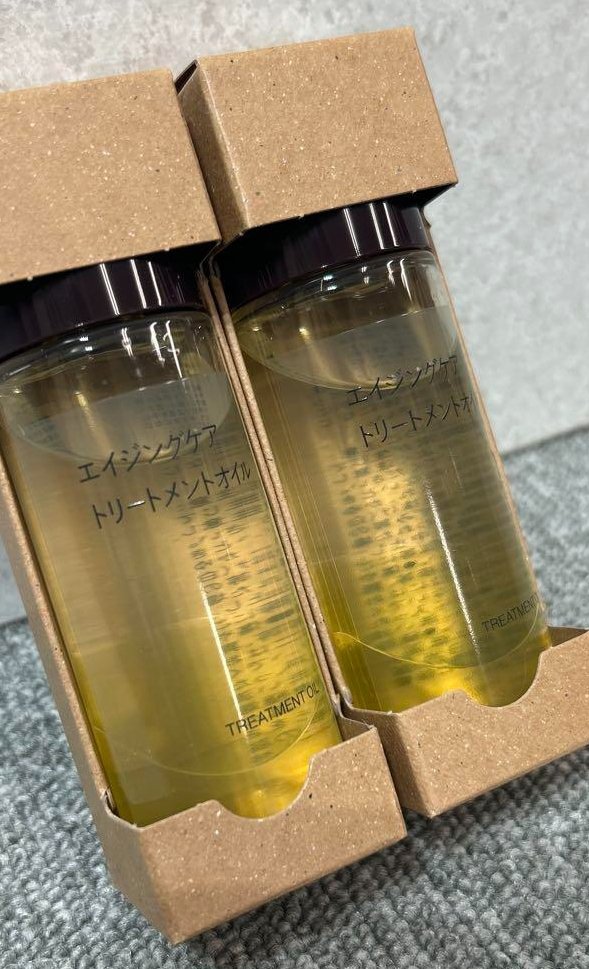 エイジングケアトリートメントオイル/無印良品/ヘアオイルを使ったクチコミ（1枚目）
