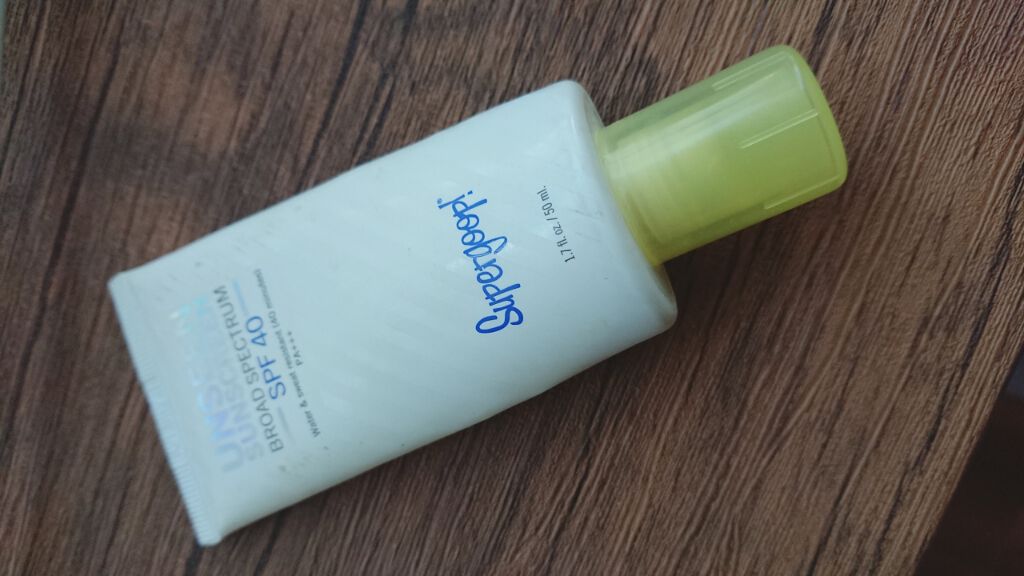  アンシーン サンスクリーン ブロード スペクトラム SPF40 PA+++/Supergoop!/日焼け止めジェルを使ったクチコミ（1枚目）