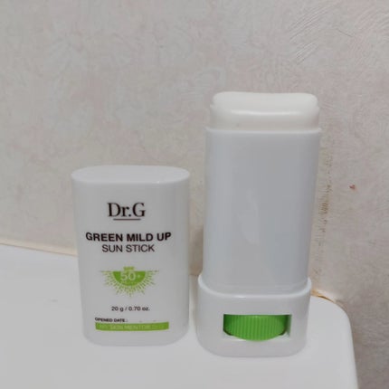 グリーンマイルドサンスティック SPF50+ PA++++/Dr.G/日焼け止めスティックを使ったクチコミ(1枚目)