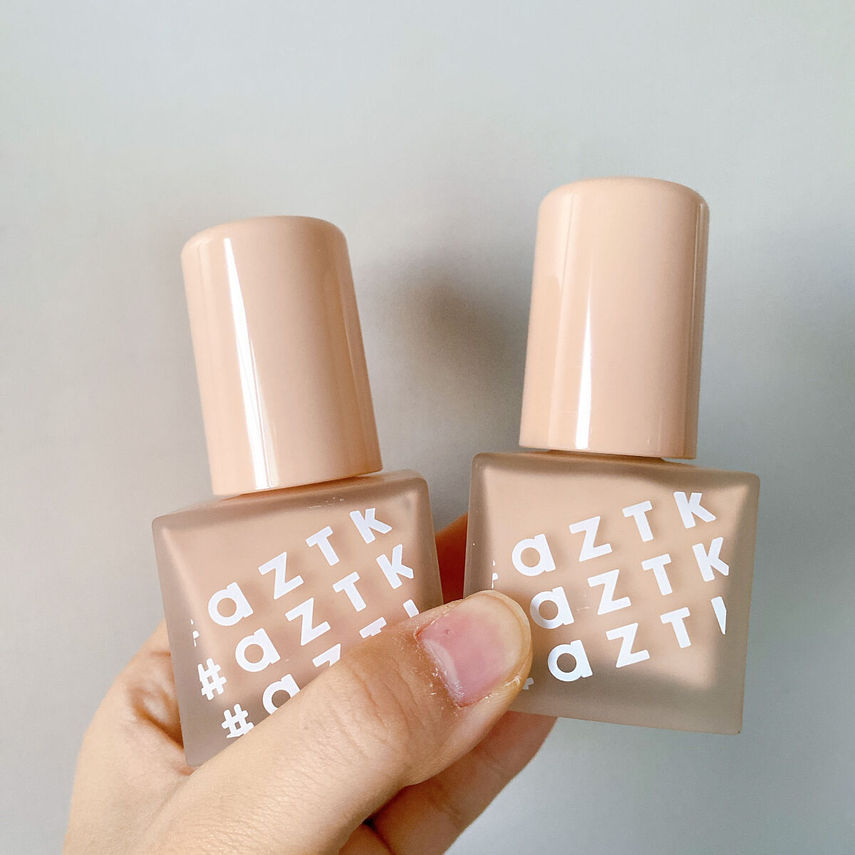 フェザータッチファンデーション 04 ピンクオークル/aZTK/リキッドファンデーションを使ったクチコミ（2枚目）