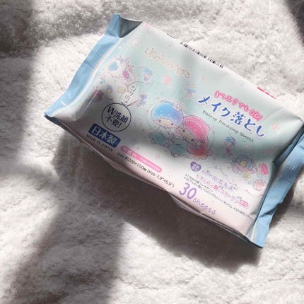W洗顔不要メイク落とし/DAISO/クレンジングシートを使ったクチコミ(1枚目)