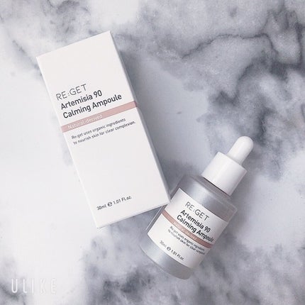 カワラヨモギ90カーミングアンプル/RE:GET/美容液を使ったクチコミ(2枚目)