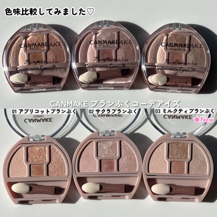 プランぷくコーデアイズ/キャンメイク/パウダーアイシャドウを使ったクチコミ(7枚目)