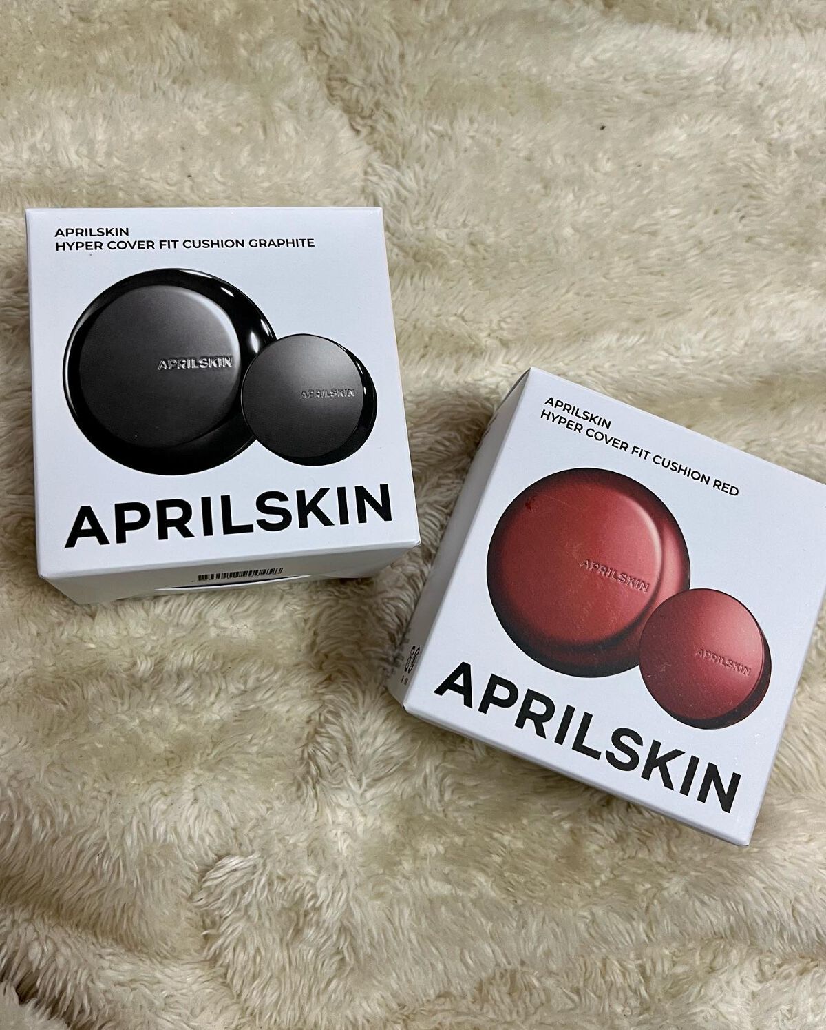 ハイパーカバーフィットクッション red/APRILSKIN/クッションファンデーションを使ったクチコミ（2枚目）