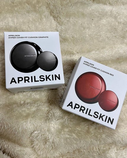 ハイパーカバーフィットクッション グラファイト/APRILSKIN/クッションファンデーションを使ったクチコミ(2枚目)