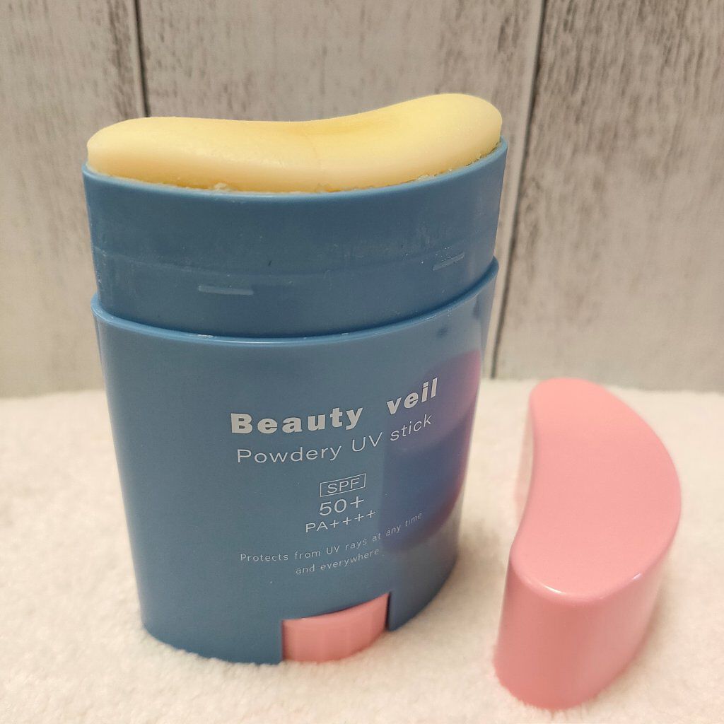 パウダリーUVスティック/Beauty veil/日焼け止めスティックを使ったクチコミ（1枚目）