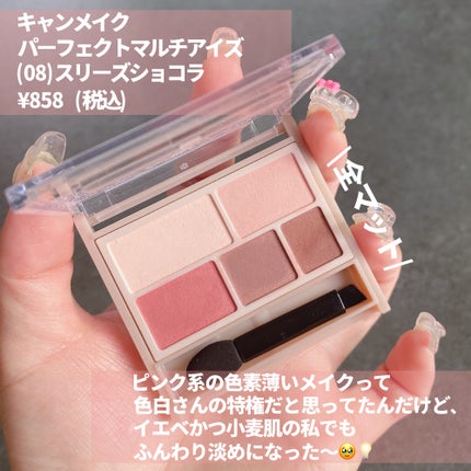 パーフェクトマルチアイズ/キャンメイク/アイシャドウパレットを使ったクチコミ(2枚目)