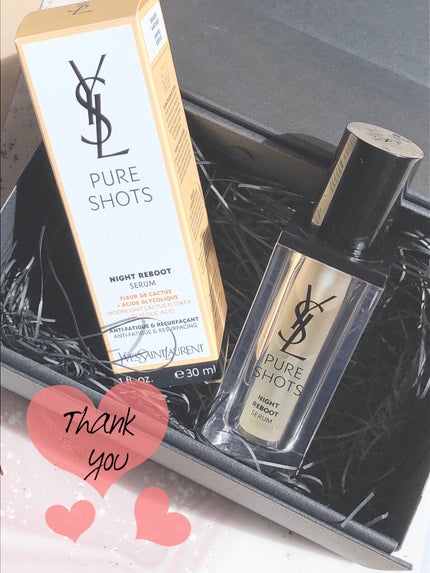 ピュアショット ナイト リチャージセラム/YVES SAINT LAURENT BEAUTE/美容液を使ったクチコミ(4枚目)