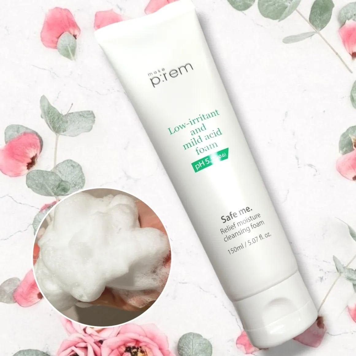 セーフミー リリーフモイスチャー クレンジングフォーム/make prem/洗顔フォームを使ったクチコミ(4枚目)